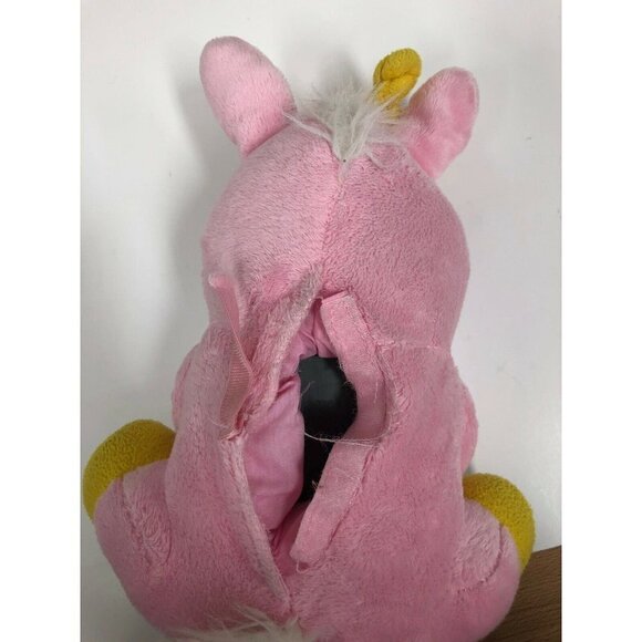 Flashlight Friends UNICORN Pink White 10in Plush Bedtime Buddy Sleepover Fun '13 - Picture 4 of 8